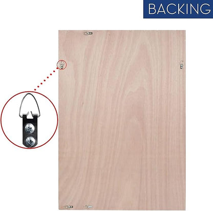 H-A Framed Rectangle Bathroom Mirrors for Wall,Wall Mounted Mirror Vertical or Horizontal Hanging for Living Room,Bedroom (32''x24''Sliver)