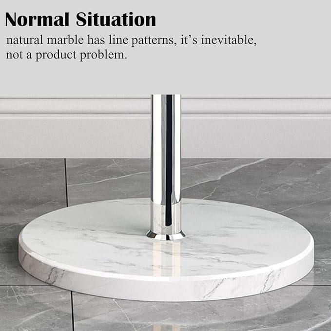 Jolitac Metal Coat Rack Stand Satin Steel Finish Stable Marble Base, High-Grade with Hooks Metal Tree Hat & Coat Hanger Floor Free Standing Wall Bedroom Easy Assembly (Satin Steel)
