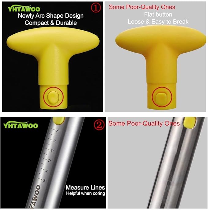 Pineapple Cutter and Corer, Pineapple Corer and Slicer Tool,[Reinforced sharp blades & Heavy duty & Durable], Yhtawoo Best Pineapple Peeler, Stainless Steel Decorer Fruit Knife, Easy Core Remover