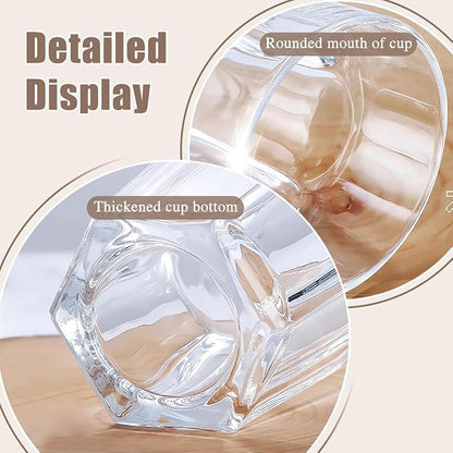 6 Pcs Plastic Tumblers, Unbreakable Water Cups, Reusable Drinking Cup for Kids and Adults, Stackable Acrylic Glasses for Camping Picnic Party Juice Cocktail Whiskey Wine (6pc-clear-300ml/10oz)