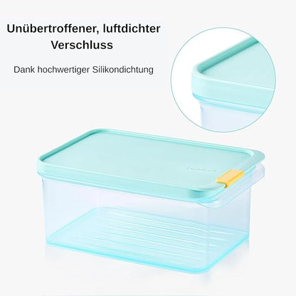 LocknLock HFL105 Freezer Fit Plastic Food Storage Container with Lid for Kitchen, Lunch, Meal Prep, and Leftovers, BPA-Free, Airtight, Leakproof, Microwave, Dishwasher-Safe, 2.2L