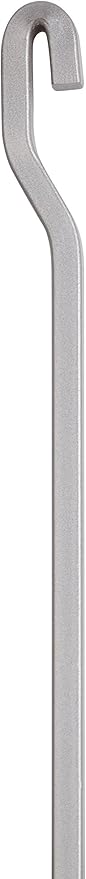 STAS Art Hanging Set: STAS j-Rail max Steel Rod Silver 4x4 150cm + Hook
