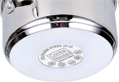 Cooks Standard Classic 24 Quart Stock Pot with Lid, Large Stainless Steel Pot