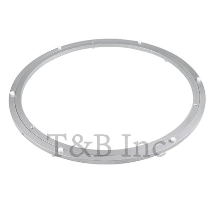 TamBee 24 Inch Lazy Susan Hardware Turntable Bearing 380 LBS Load Capacity Heavy Duty Lazy Susan Parts Kit Rotating Ring Mechanism for Dining Tables, DIY Projects(Base Only)