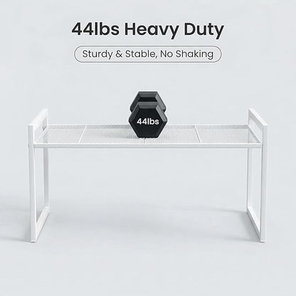 Cabinet Organizer 14.8''W 44 LBS Load Capacity Heavy Duty Kitchen Pantry Shelf Counter Countertop Storage Rack