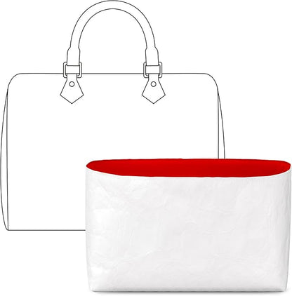 Handbag Organizer Insert for LV Speedy 25, Custom Fit Inside Premium Rogue Coeur Lightweight WaterResistant Purse Insert with Cup Holder Accessories