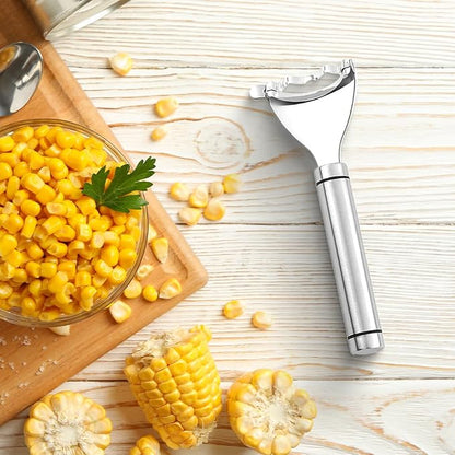 2026 Upgraded Corn Peeler, Stainless Steel Corn Cob Stripper Tool Corn Thresher from the Cob, Fast Corn Cob Separator (3 PCS)