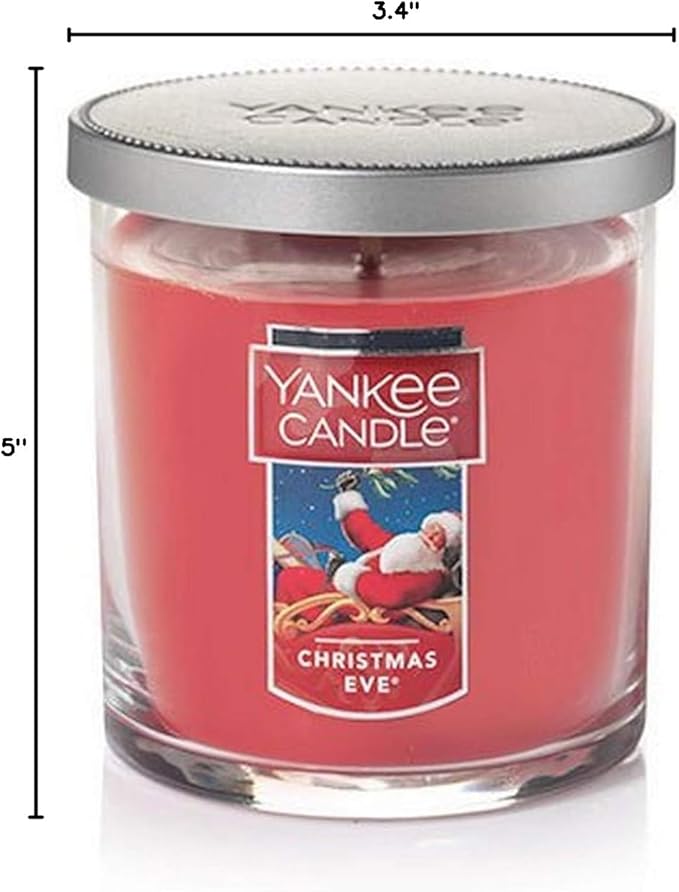Yankee Candle Christmas Eve Scented, Classic 7oz Small Tumbler Single Wick Candle, Over 35 Hours of Burn Time