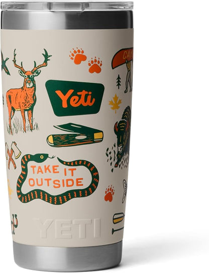 YETI Rambler 20 oz Stainless Steel Vacuum Insulated Tumbler w/MagSlider Lid