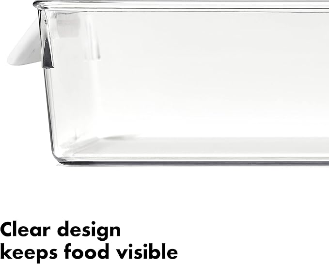 OXO Good Grips Fridge Organization Bin 8 in x 14 in - for Cheese, Meat, Fish and More