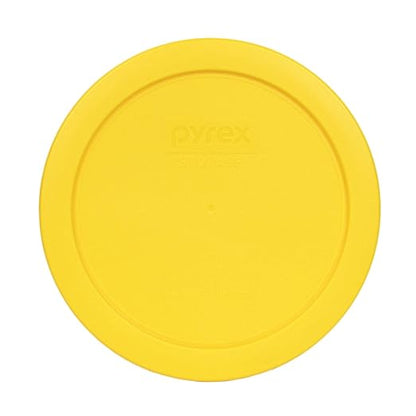 Pyrex 7201-PC 4 Cup Meyer Lemon Yellow Food Storage Replacement Lids (6-Pack) - Made in USA