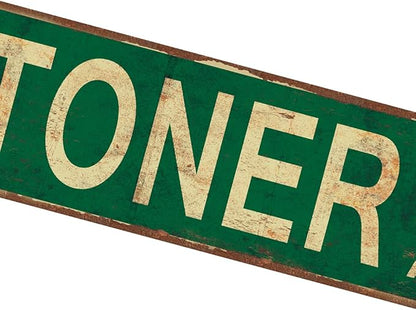 Saraheve Street Sign Vintage Rustic Retro 4x16 inch Tin Sign