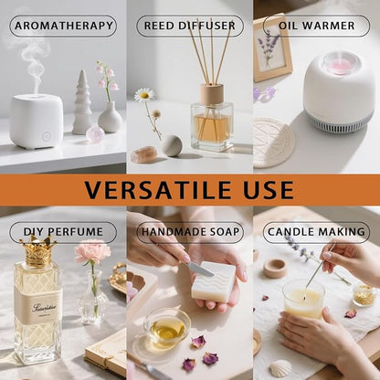 Amber Essential Oil, Amber Oil 16 Fl Oz 480ML for Diffuser Humidifier Yoga Cleaning DIY Candle Soap Making Essential Oils