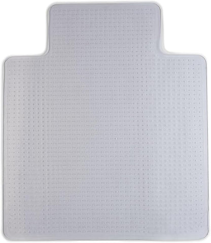 Staples Carpet Chair Mat with Lip, 45" x 53'', High-Pile, Clear (20362-CC)