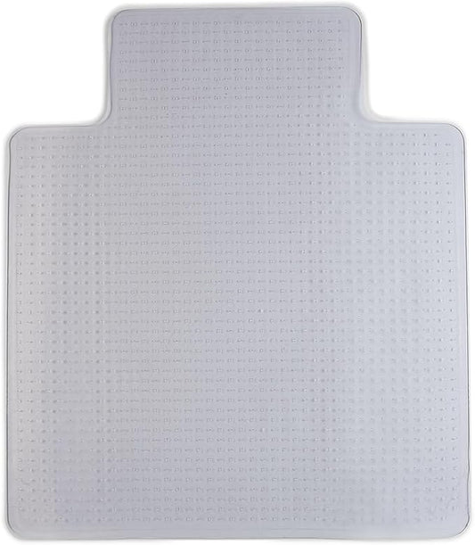 Staples Carpet Chair Mat with Lip, 45" x 53'', High-Pile, Clear (20362-CC)