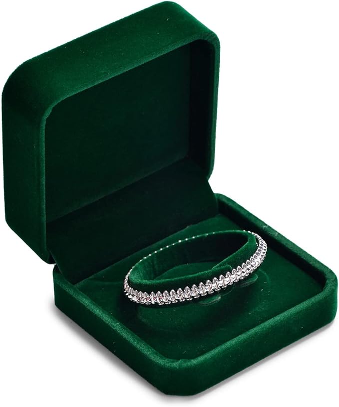 Green Small Bracelet Box Velvet Jewelry Gift Box for Bangle Bracelet Jewelry Bangle Gift Box