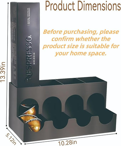 Nespresso Vertuo Pod Dispenser,Nespresso Pods Holder, Dispenses 4 Coffee Flavors (40 Vertuo Capsules),Nespresso Vertuo Pod Holder, Nespresso Pod Holder for Coffee Capsules（Holder only）