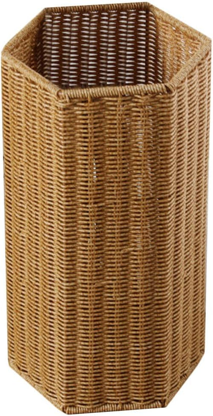 ABOOFAN Rattan Umbrella Stand Umbrella Holder Woven Umbrella Stand Basket Sturdy, Walking Sticks, Canes, Entryway, Mudroom, Office