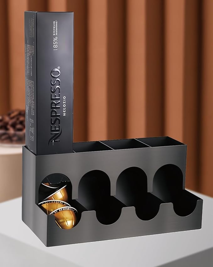 Nespresso Vertuo Pod Dispenser,Nespresso Pods Holder, Dispenses 4 Coffee Flavors (40 Vertuo Capsules),Nespresso Vertuo Pod Holder, Nespresso Pod Holder for Coffee Capsules（Holder only）