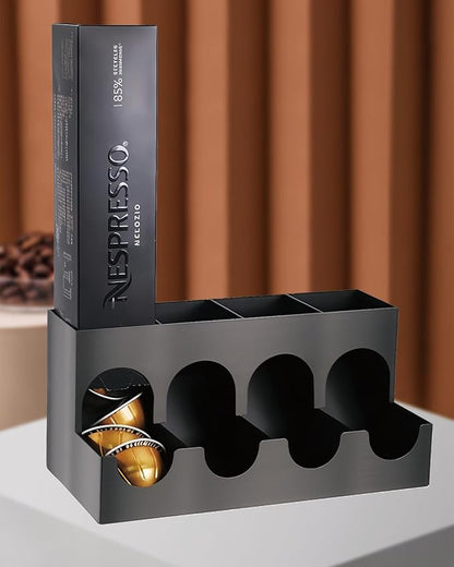 Nespresso Vertuo Pod Dispenser,Nespresso Pods Holder, Dispenses 4 Coffee Flavors (40 Vertuo Capsules),Nespresso Vertuo Pod Holder, Nespresso Pod Holder for Coffee Capsules（Holder only）