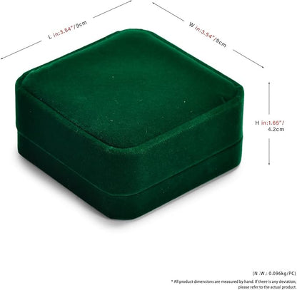 Green Small Bracelet Box Velvet Jewelry Gift Box for Bangle Bracelet Jewelry Bangle Gift Box
