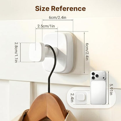 3 PCS Bathroom Hooks for Towels, Suction Cup Hooks for Shower, Door Hooks for Hanging Robe Loofah Removable Wall Hooks for Kitchen Glass Window White