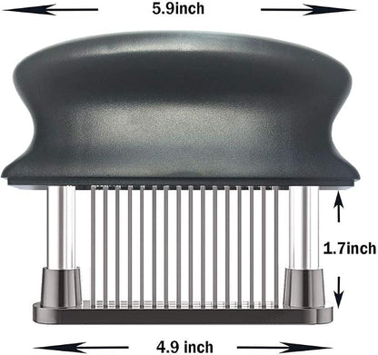 Meat Tenderizer with 48 Stainless Steel Ultra Sharp Needle Blades Heavy Duty Cooking machine for Tenderizing Beef, Turkey, Chicken, Steak, Veal, Pork, Fish etc