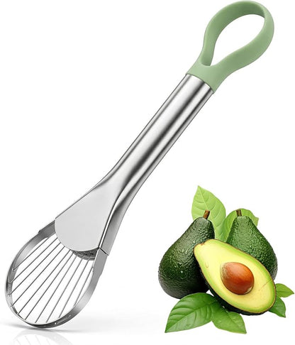 2-In-1 Avocado Slicer,Avocado Slicer Tool,Avocado Cutter,Multi-Function Avocado Tool,Avocado Knife,Efficient Avocado Saver,Dishwasher Safe,Well Made Stainless Tool For Slicing,Scooping,And Pit Removal