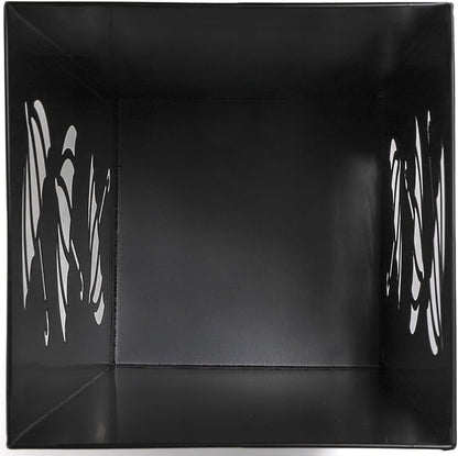 Okllen Metal Umbrella Holder, Square Umbrella Stand Rack for Entryway, 6.3" x 6.3" x 16.5", Black