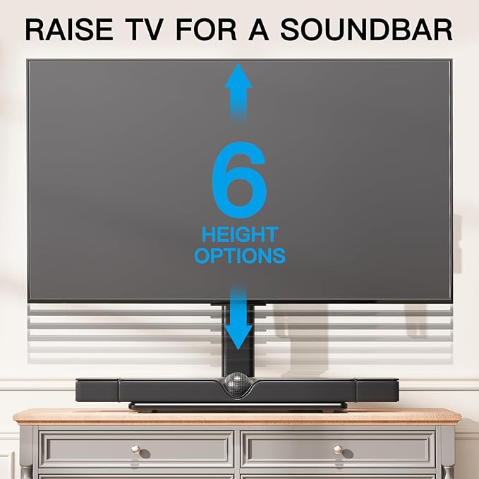 PERLESMITH Universal Swivel TV Stand Legs for 32-65 inch TVs up to 88lbs, Height Adjustable Table Top Stand Base, Television Mount Stands with Tempered Glass Base, Universal VESA 400x400mm, PSTVS17