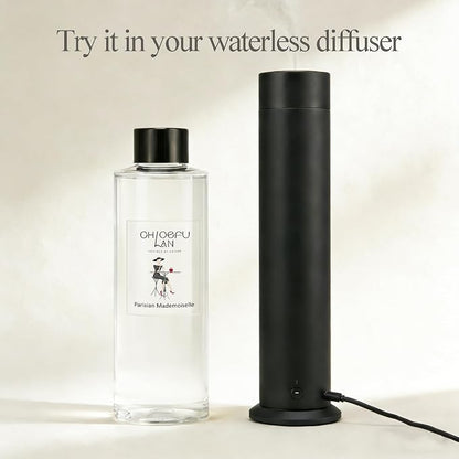 Parisian Mademoisellt Scented Oil Diffuser Refill 6.76 fl oz, Natural Essential Oil, Elegant Floral for Bedroom & Vanity, Best for SPA and Home, 0% Alcohol, Promote Sleep & Relieve Stress