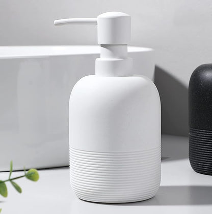 GalDal White Soap Lotion Dispenser with A Spare Pump,Liquid Hand Soap Dispenser Sets for Bathroom Countertop,2pcs/Set Soap Dispenser for Kitchen