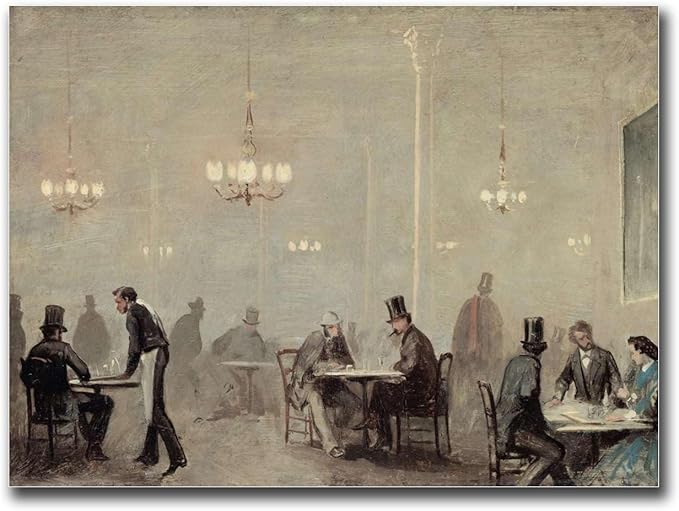 SENLYCH Canvas Painting Poster and Print Pictures Vintage Bar Cart Print Bar Cart Wall Decor Moody Wall Art Bar Wall Art Bedroom and Kitchen Office Wall Decoration 16x24inch Wood Frame