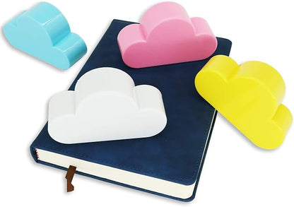 Meyerascal Pink Cloud Magnetic Key Holder for Wall, Strong Magnetic to Securely Hang Multiple Keys and Keychain, Novelty Cute Home Decorations, Easy to Install and Convenient to Use. (Pink)