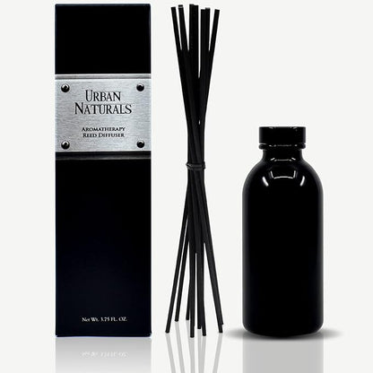 Urban Naturals Eucalyptus Sage Reed Diffuser Oil Gift Set | Eucalyptus, Sage, Mint, Lime & Cedarwood Essential Oils| Soothing & Relaxing Scent for Bathroom or Bedroom Made in the USA
