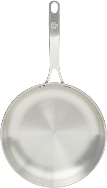 Martha Stewart Castelle 10" Stainless Steel Frying Pan Non Toxic Fry Pan Skillet