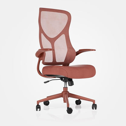 NearHub EC10 Stylish Ergonomic High Back Mesh Reclining Office Chair with Adjustable Flip-Up Armrests,Lumbar Support & Headrest,Breathable & Comfortable Computer Chair for Home, Office & Study