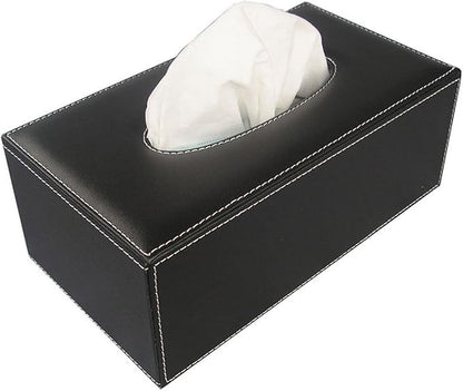 KINGFOM Office Desk Organizer Set 6 PCS Office Supply Synthetic Leather Desk Set Including Desk Organizer, Mouse Pad, File Cabinet, Document Holder, Crystal Holder and Tissue Box Holder (T02H)
