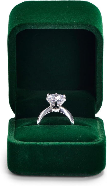 Green Small Proposal Ring Box Jewelry Gift Box for Ring Jewelry Gift Box for Engagement,Proposal