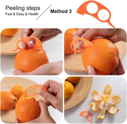 Carrot Peelers, Kitchen Vegetable Peeler Set, Including orange peeler, Corn Peeler, Corn Stripper, Potato, Apple Peelers, Y Peeler for Veggie & Fruit(Color-1) 6 Pcs