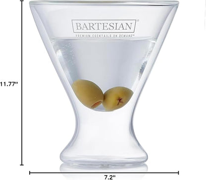 Stemless Martini Glassware - Set of 2 Set of 2