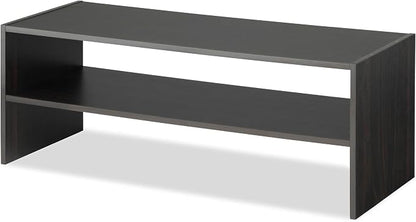 Whitmor Stackable 2-Tier Shoe Shelf, 31 inch, Espresso