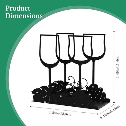 Black Napkin Holder for Table – Modern Metal Napkin Holders for Paper Napkins, Sturdy Black Tabletop Napkin Organizer for Kitchen, Dining Room, Countertop & Restaurants-5 x 4.84 x 2.32 inches