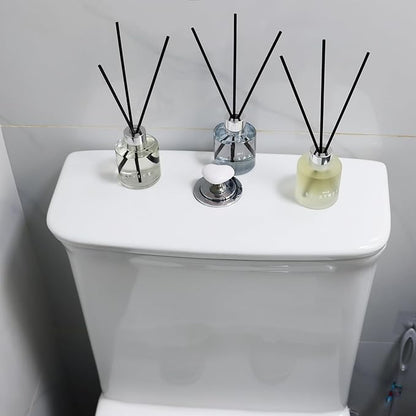 3 Pack Reed Diffuser Set, 5.07 oz Reed Diffusers with 12 Black Fiber Sticks, 150 ml Osmanthus Vanilla Jasmine Air Freshener for Home,Long Lasting up to 90 Days