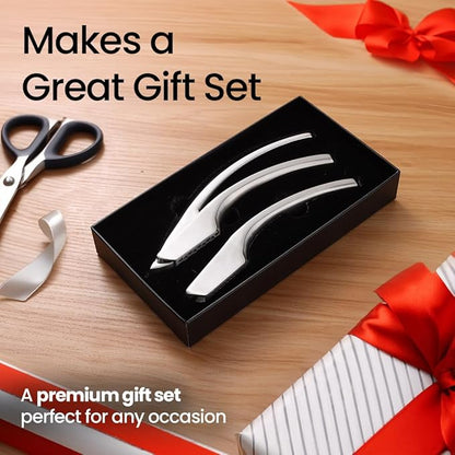 Lifetime Replacement Garlic Press Stainless Steel No Need to Peel Detachable Handles for Coarse & Fine Mincing-Premium Garlic Mincer Tool, Easy to Clean, Dishwasher Safe Garlic Crusher