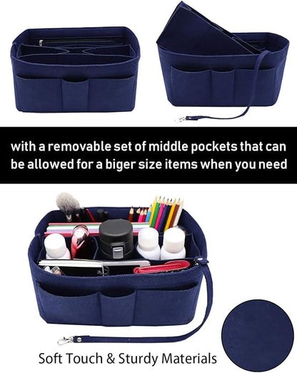 LEXSION Felt Insert Bag Organizer Bag In Bag For Handbag Purse Organizer Fits Speedy Neverful