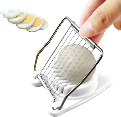 Egg Slicer for Hard Boiled Eggs,Hard Boiled Eggs with Stainless Steel Wire Soft Food Cutting Tool