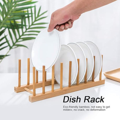 Dish Drying Rack, Pot Lid Plate Rack Organizer Holder Versatile Organizer, Cutting Board Drying Holder, Kitchen Storage Cabinet Organizing for Cup Pot Lid