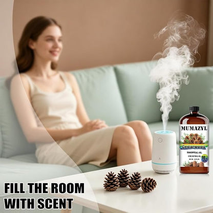Cedarwood Essential Oil, Cedarwood Oil 16 Fl Oz 480ML for Diffuser Humidifier Yoga Cleaning DIY Candle Soap Making MUMAZYL Essential Oils