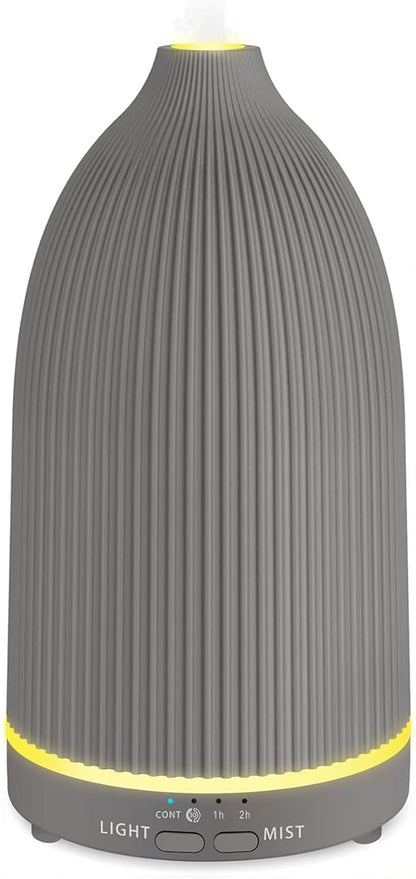 URPOWER 100ML Essential Oil Diffuser Ultrasonic Cool Mist Humidifier with 7 LED Lights, Timer & Auto-Off Quiet Aromatherapy Scent Diffuser for Home Bedroom Office Relaxation